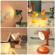 Load image into Gallery viewer, Mini Table Lamp Foldable Magnetic Desk Lamp LED Bedroom Study Reading Book Lamps Night Light Eye Protection Bedside Lights