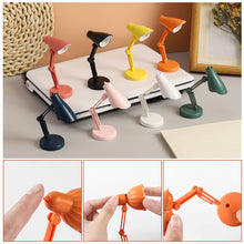 Load image into Gallery viewer, Mini Table Lamp Foldable Magnetic Desk Lamp LED Bedroom Study Reading Book Lamps Night Light Eye Protection Bedside Lights