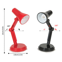 Load image into Gallery viewer, Mini Table Lamp Foldable Desk Lamp LED Bedroom Study Reading Book Lamps Night Light Eye Protection Bedside Lights