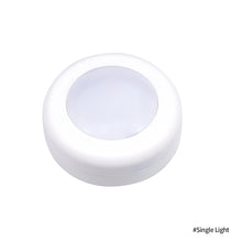 Load image into Gallery viewer, 16 Colors Mini LED Battery Powered Wireless Stick Tap Touch Lamp Stick-on Push Light Wall Staircase Rack Cabinet Kitchen Car Lamp