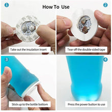 Load image into Gallery viewer, Mini Glow LED Coaster for Adhesive Light Bottles Festival Nightclub Bar Party Decoration Vase LED Drink Cup Coaster