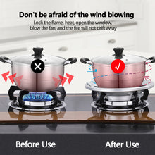 Load image into Gallery viewer, Home Gas Stove Fire Wind Proof Energy Saver Cover Wind Shield Bracket Disk Fire Reflection Windproof Stand Kitchen Cooking Cooker Cover