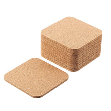 Load image into Gallery viewer, 1PCS Round Shape Plain Natural Cork Coasters Wine Drink Coffee Tea Cup Mats Table Pad For Home Office Kitchen