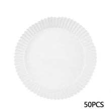 Load image into Gallery viewer, 10/20/50/100pcs 24cm Air Fryer Disposable Round Baking Papers Air Fryer Liners Non-Stick Steamer Oil Paper Liners Kitchen Accessories