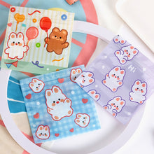 Load image into Gallery viewer, Korean Waterproof Creative Cute Rabbit Cookie Ziplock BagSnacks Sealed Bag Dustproof Durable Storage Bag Sealing Bag
