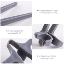 Load image into Gallery viewer, 1Pc Hands-free Snack Chopstick Play Games Finger Chopsticks Easy to Use Plastic Multifunctional Snack Clip Convenient Tong for Gaming