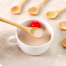 Load image into Gallery viewer, 3Pcs Natural Wooden Mini Ice Cream Spoon Dessert Scoop Baby Spoon Tableware Kitchen Coffee Accessories Tools