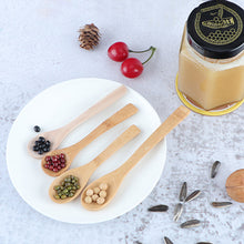 Load image into Gallery viewer, 3Pcs Natural Wooden Mini Ice Cream Spoon Dessert Scoop Baby Spoon Tableware Kitchen Coffee Accessories Tools