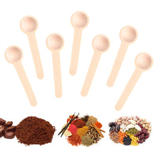 Load image into Gallery viewer, 1PC Natural Wooden Mini Coffee Spoon Dessert Scoop Baby Spoon Tableware Kitchen Ice Cream Accessories Tools