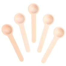 Load image into Gallery viewer, 1PC Natural Wooden Mini Coffee Spoon Dessert Scoop Baby Spoon Tableware Kitchen Ice Cream Accessories Tools