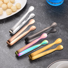 Load image into Gallery viewer, 4.33inch 304 Stainless Steel Ice Cube Clip Ice Tong Bread Food BBQ Clip Barbecue Clip Ice Clamp Tool Bar Kitchen Accessories