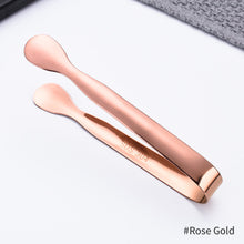 Load image into Gallery viewer, 4.33inch 304 Stainless Steel Ice Cube Clip Ice Tong Bread Food BBQ Clip Barbecue Clip Ice Clamp Tool Bar Kitchen Accessories