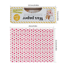Load image into Gallery viewer, 10/50Pcs Wax Paper Food Grade Grease Paper Food Wrappers Wrapping Paper Oil-proof Baking Paper For Bread Candy Cake Burger Nougat Fries Oilpaper