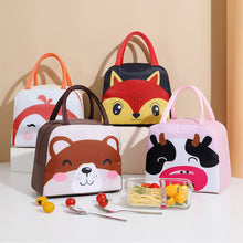 Load image into Gallery viewer, Portable Cartoon Animal Reusable Lunch Bag Lunch Box Insulated Lunch Hangbag Suitable For Adults Children Work Picnics Travel