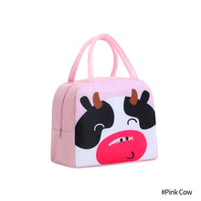 Load image into Gallery viewer, Portable Cartoon Animal Reusable Lunch Bag Lunch Box Insulated Lunch Hangbag Suitable For Adults Children Work Picnics Travel