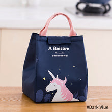 Load image into Gallery viewer, Portable Unicorn Cat Reusable Lunch Bag Lunch Box Insulated Lunch Hangbag Suitable For Adults Children Work Picnics Travel
