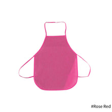 Load image into Gallery viewer, Unisex Colorful Children Plain Apron Non-Woven Fabric Painting Baking Kids Apron Kids Crafts Kitchen Playset Cooking Bib Apron