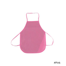 Load image into Gallery viewer, Unisex Colorful Children Plain Apron Non-Woven Fabric Painting Baking Kids Apron Kids Crafts Kitchen Playset Cooking Bib Apron