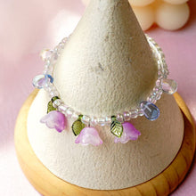 Load image into Gallery viewer, Vintage Flower Fringe Beaded Crystal Bracelet Transparent Rice Beads Women Girl Creative Bracelet Jewelry Accessories