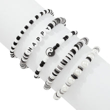 Load image into Gallery viewer, 5pcs/set Personalized Bracelet Set Soft Pottery Alphabet Beaded Color Accessories Beach Holiday Jewelry Summer Women Accessories