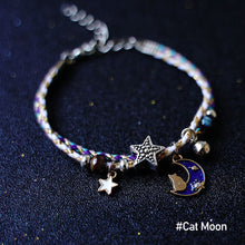 Load image into Gallery viewer, Creative Lovely Planet Bracelet Female Star Moon Student Girlfriends Couple Romantic Bracelet Rope Knitted Women Men Jewelry