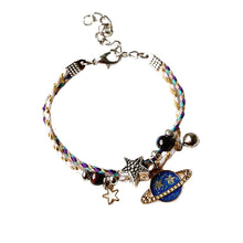 Load image into Gallery viewer, Creative Lovely Planet Bracelet Female Star Moon Student Girlfriends Couple Romantic Bracelet Rope Knitted Women Men Jewelry