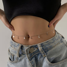 Load image into Gallery viewer, Simple Hollow Small Butterfly Waist Chain Women's Jewelry Retro Trendy Thin Chain Body Chain Female Jewelry Accessories