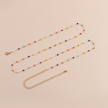 Load image into Gallery viewer, Sexy Summer Beach Creative Colorful Rice Beads Tassel Single Layer Waist Chain Sweet Cool Geometric Star Chain Body Chain