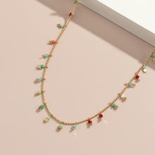 Load image into Gallery viewer, Sexy Summer Beach Creative Colorful Rice Beads Tassel Single Layer Waist Chain Sweet Cool Geometric Star Chain Body Chain