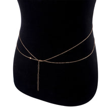 Load image into Gallery viewer, Fashion Simple Round Sequin Pendant Body Chain Female Nightclub Party Beach Sexy Alloy Chain Chest Chain Women Female Jewelry