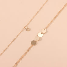 Load image into Gallery viewer, Fashion Simple Round Sequin Pendant Body Chain Female Nightclub Party Beach Sexy Alloy Chain Chest Chain Women Female Jewelry