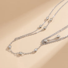 Load image into Gallery viewer, Fashion Beach Bikini Cross Clothes Chest Chain Sexy Rhinestone Multilayer Tassel Chain Body Chain Female Women Jewelry