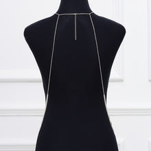 Load image into Gallery viewer, Fashion Exaggerated Multilayered Tassel Imitation Pearl Body Chain Women Female Alloy Chest Chain Party Accessories