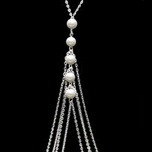 Load image into Gallery viewer, Fashion Exaggerated Multilayered Tassel Imitation Pearl Body Chain Women Female Alloy Chest Chain Party Accessories