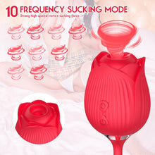 Load image into Gallery viewer, Double-ended Stick Sucking Vibrating Balls Female Masturbation Sex Toys Female Silicone Soft Clit Sucker Vagina Sucking Vibrator