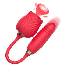 Load image into Gallery viewer, Double-ended Stick Sucking Vibrating Balls Female Masturbation Sex Toys Female Silicone Soft Clit Sucker Vagina Sucking Vibrator