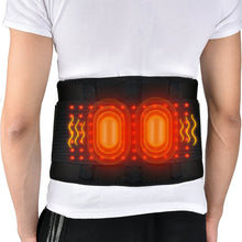 Load image into Gallery viewer, Portable Electric Heating Waist Belt Red Light Warm Belt Warm Palace Health Massage Belt Lumbar Pad Infrared Female Men Health Care