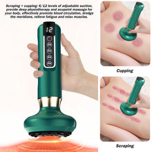 Load image into Gallery viewer, Household Wireless Electric Scraping Instrument Negative Pressure Suction Instrument Physiotherapy GuaSha Anti Cellulite Health Cupping Device