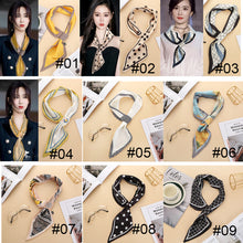 Load image into Gallery viewer, Women Long Small Silk Scarf Simulation Silk Thin Neck Scarf Fashion All-match Clothing Accessories