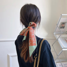 Load image into Gallery viewer, Women Long Silk Scarf Headband Streamer Vintage Satin Ribbon Hair Accessories All-match Hair Accessories
