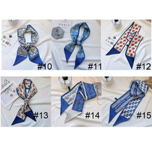 Load image into Gallery viewer, Women Long Silk Scarf Headband Streamer Vintage Satin Ribbon Hair Accessories All-match Hair Accessories