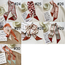 Load image into Gallery viewer, Women Long Silk Scarf Headband Streamer Vintage Satin Ribbon Hair Accessories All-match Hair Accessories