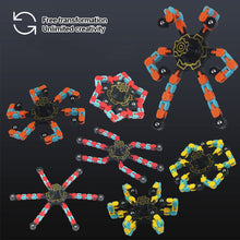 Load image into Gallery viewer, Finger Spinner Mechanical Fingertip Spinner Stress Relief Toy Deformable Transformable Creative Gyro Toy for Kids Fingertip Spin Top