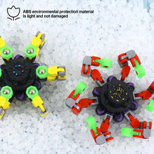 Load image into Gallery viewer, Finger Spinner Mechanical Fingertip Spinner Stress Relief Toy Deformable Transformable Creative Gyro Toy for Kids Fingertip Spin Top