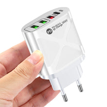 Load image into Gallery viewer, 36W PD+QC3.0 2.4A Mobile Phone Charger European American Fast Charging 3USB with PD Charging Adapter