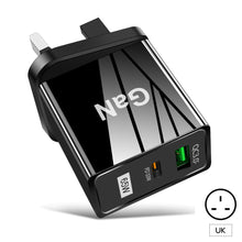 Load image into Gallery viewer, 65W Gallium Nitride Charger GaN Charger QC PD 3.0 USB Type C Fast Wall Charger For Laptop iPhone redmi Xiaomi Quick Charge