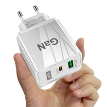 Load image into Gallery viewer, 65W Gallium Nitride Charger GaN Charger QC PD 3.0 USB Type C Fast Wall Charger For Laptop iPhone redmi Xiaomi Quick Charge
