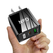 Load image into Gallery viewer, 65W Gallium Nitride Charger GaN Charger QC PD 3.0 USB Type C Fast Wall Charger For Laptop iPhone redmi Xiaomi Quick Charge
