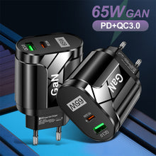Load image into Gallery viewer, GaN USB C Charger Quick Charge Universal QC3.0 PD USB-C Type C Fast Charging For iPhone 13 Pro Max Macbook Adapter