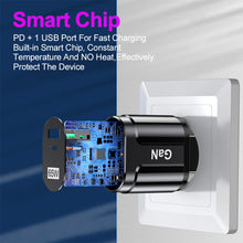 Load image into Gallery viewer, GaN USB C Charger Quick Charge Universal QC3.0 PD USB-C Type C Fast Charging For iPhone 13 Pro Max Macbook Adapter
